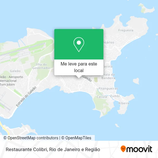 Restaurante Colibri mapa