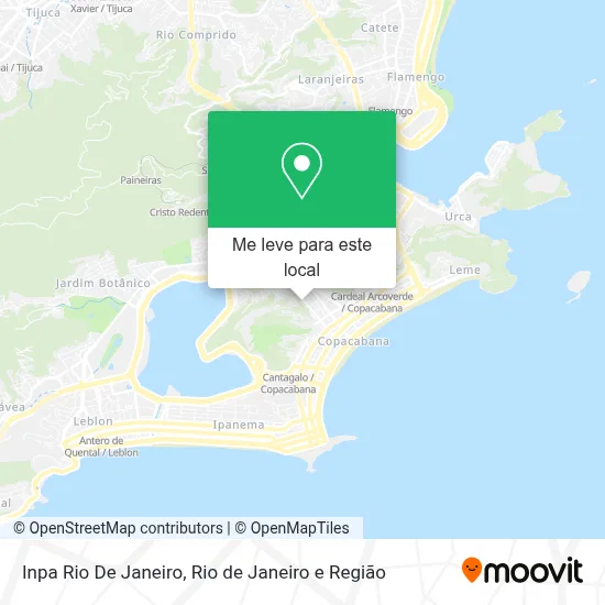 Inpa Rio De Janeiro mapa