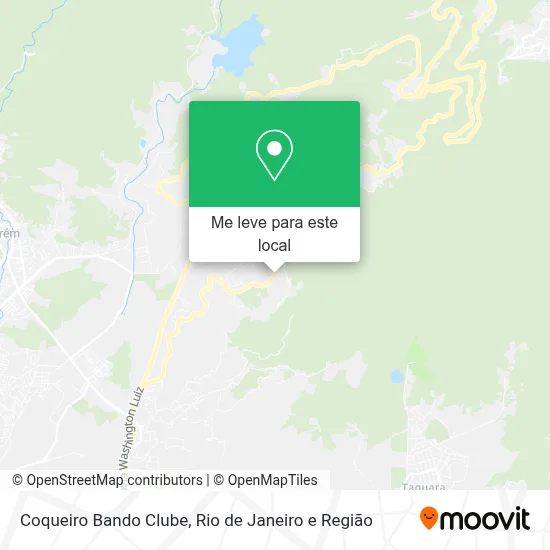 Coqueiro Bando Clube mapa