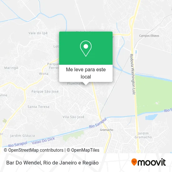 Bar Do Wendel mapa