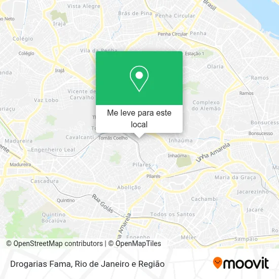 Drogarias Fama mapa