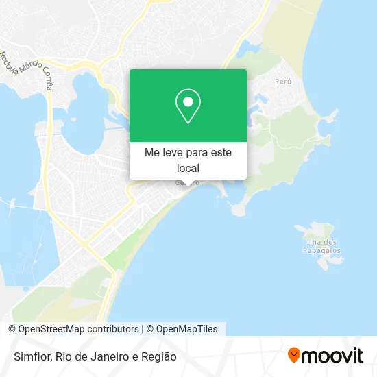 Simflor mapa