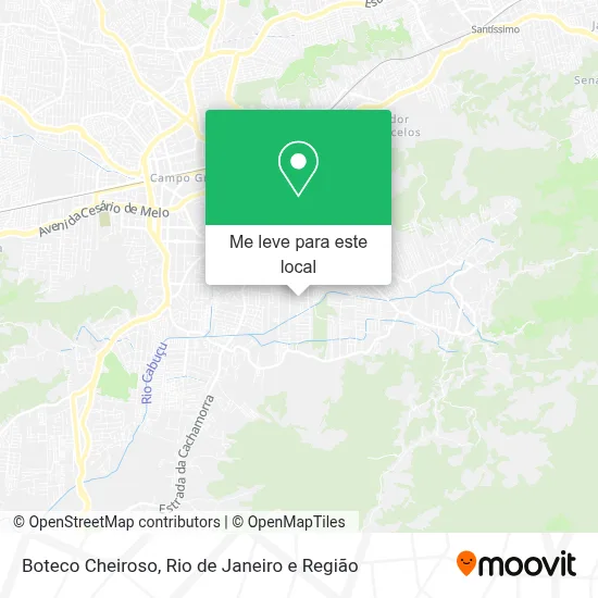 Boteco Cheiroso mapa