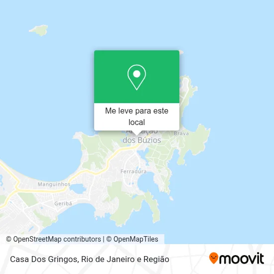 Casa Dos Gringos mapa