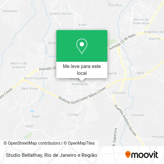 Studio Bellathay mapa