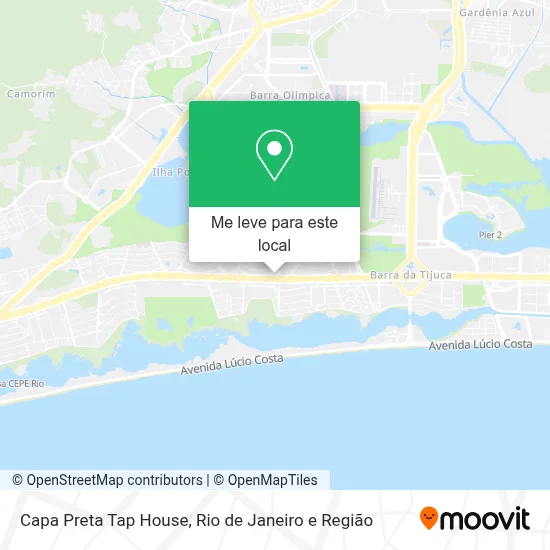 Capa Preta Tap House mapa