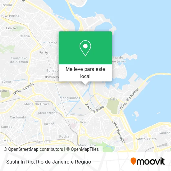 Sushi In Rio mapa
