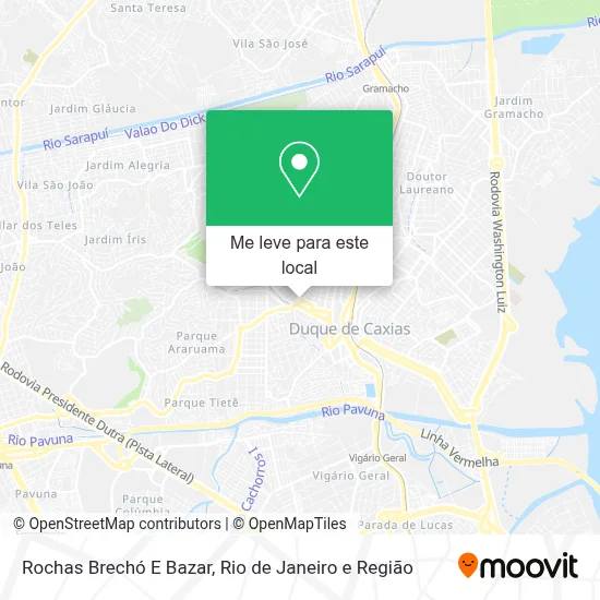 Rochas Brechó E Bazar mapa