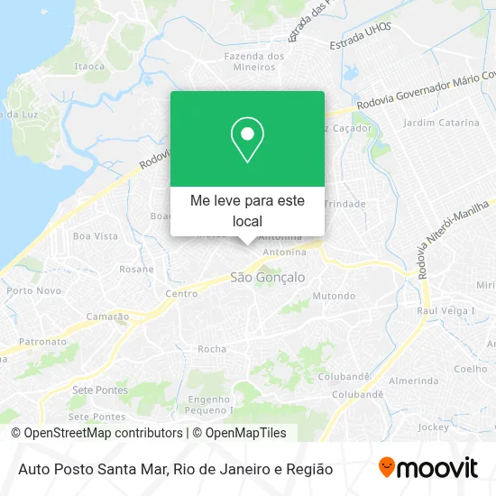 Auto Posto Santa Mar mapa