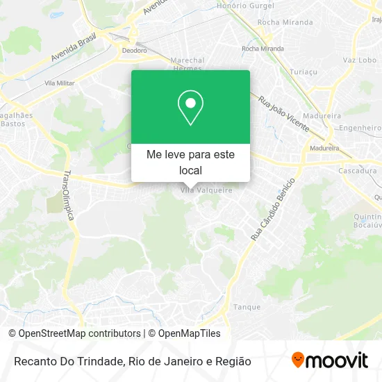 Recanto Do Trindade mapa