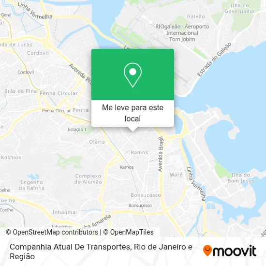 Companhia Atual De Transportes mapa
