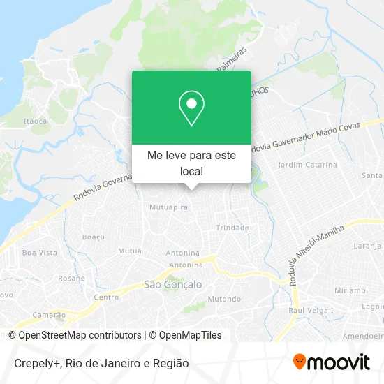 Crepely+ mapa