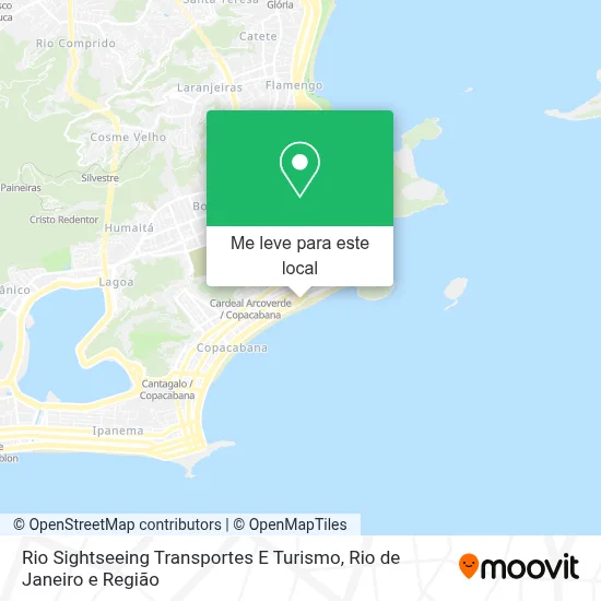 Rio Sightseeing Transportes E Turismo mapa