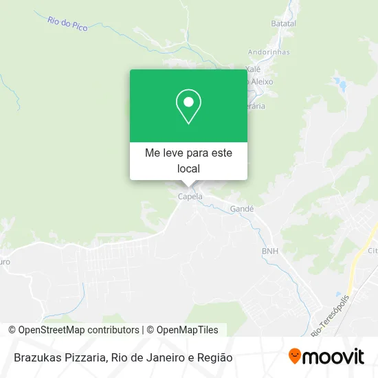 Brazukas Pizzaria mapa