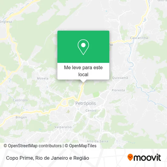 Copo Prime mapa