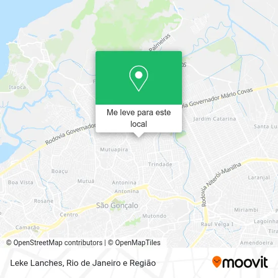 Leke Lanches mapa