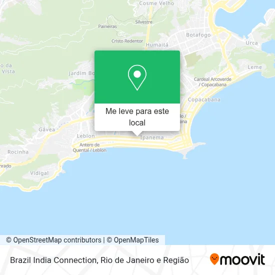 Brazil India Connection mapa