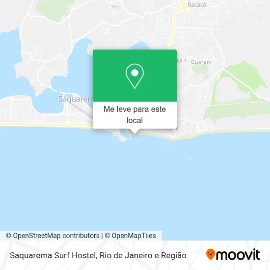 Saquarema Surf Hostel mapa