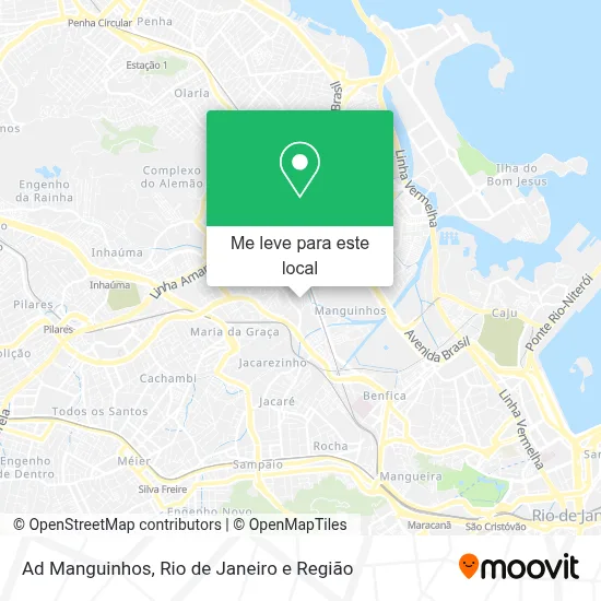 Ad Manguinhos mapa