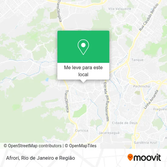 Afrorí mapa