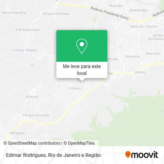 Edimar Rodrigues mapa