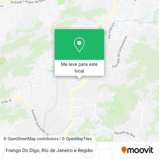 Frango Do Digo mapa