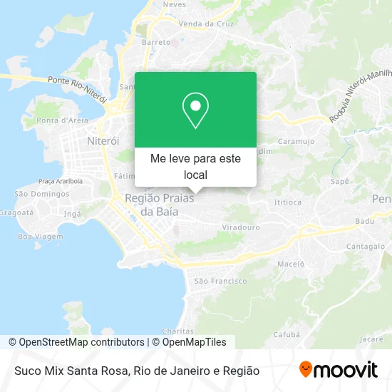 Suco Mix Santa Rosa mapa