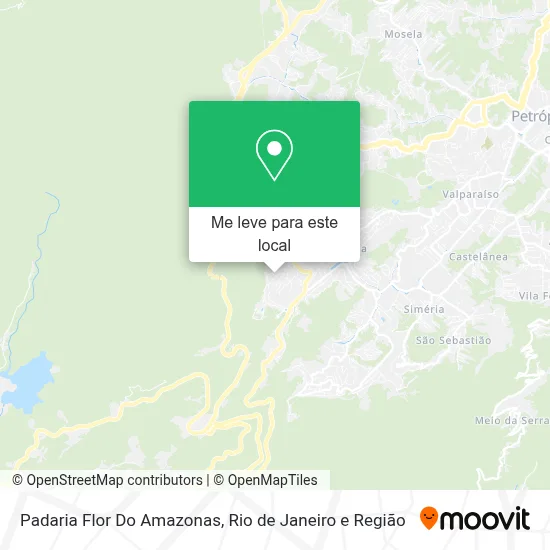 Padaria Flor Do Amazonas mapa