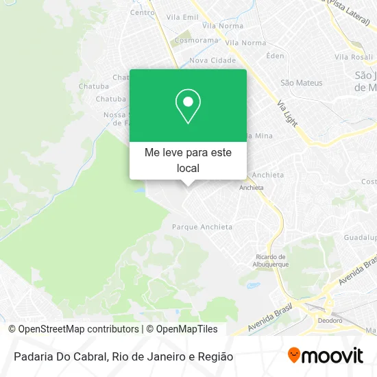 Padaria Do Cabral mapa