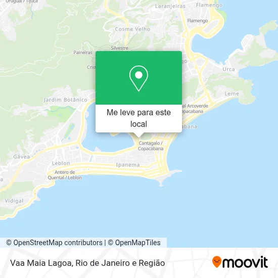 Vaa Maia Lagoa mapa