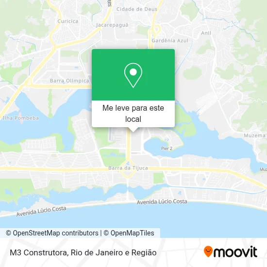M3 Construtora mapa