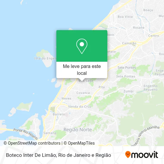 Boteco Inter De Limão mapa
