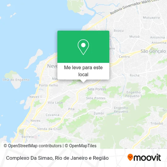Complexo Da Simao mapa