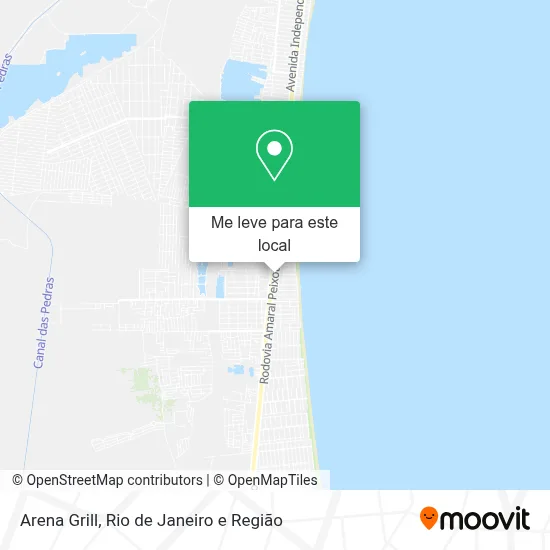 Arena Grill mapa