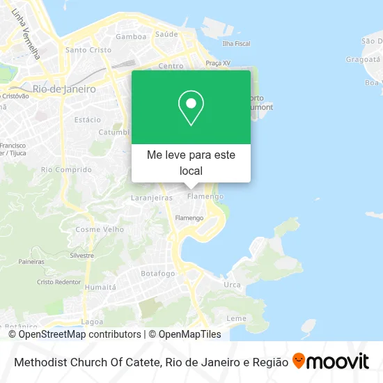 Methodist Church Of Catete mapa