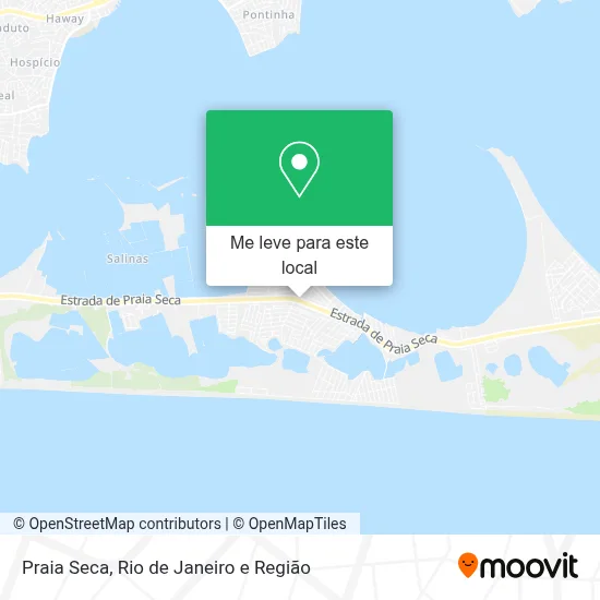 Praia Seca mapa