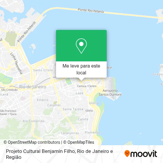 Projeto Cultural Benjamin Filho mapa