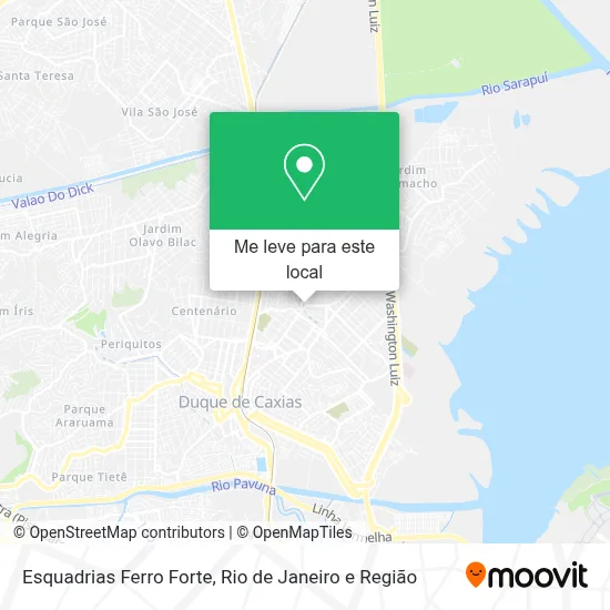 Esquadrias Ferro Forte mapa