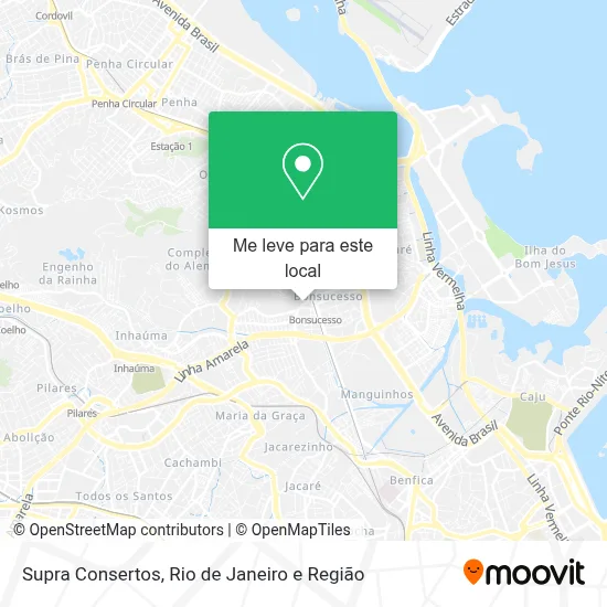 Supra Consertos mapa