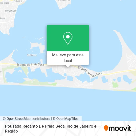 Pousada Recanto De Praia Seca mapa