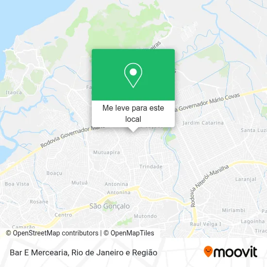 Bar E Mercearia mapa