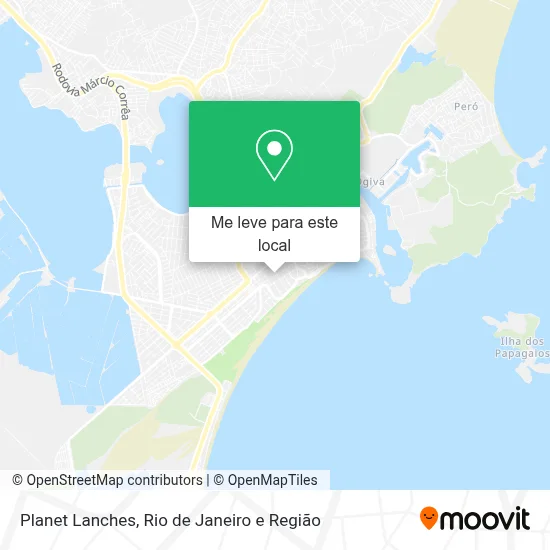 Planet Lanches mapa