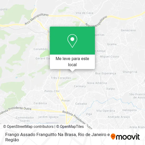 Frango Assado Franguitto Na Brasa mapa