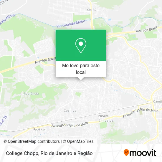 College Chopp mapa
