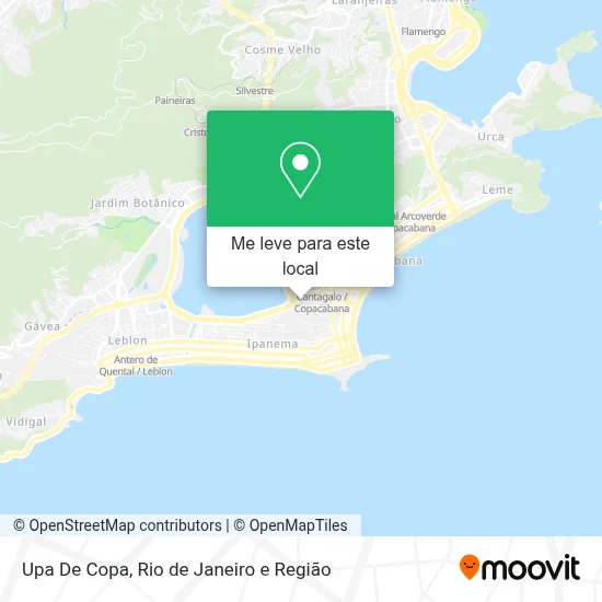 Upa De Copa mapa