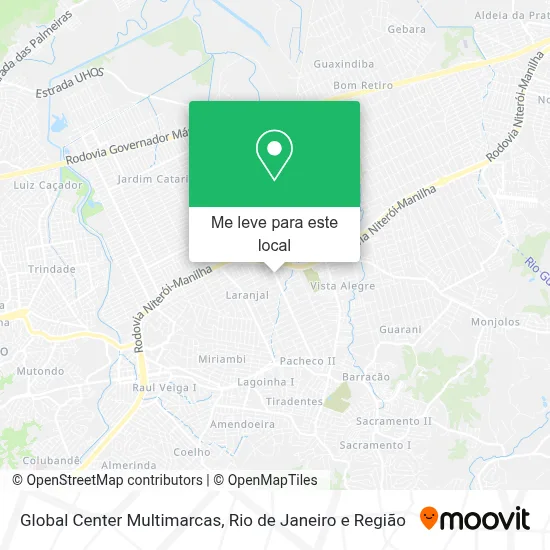 Global Center Multimarcas mapa