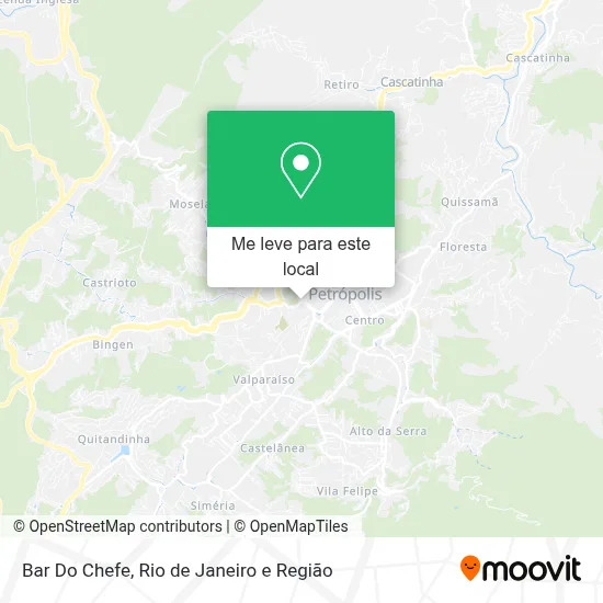 Bar Do Chefe mapa