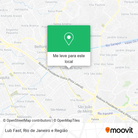 Lub Fast mapa