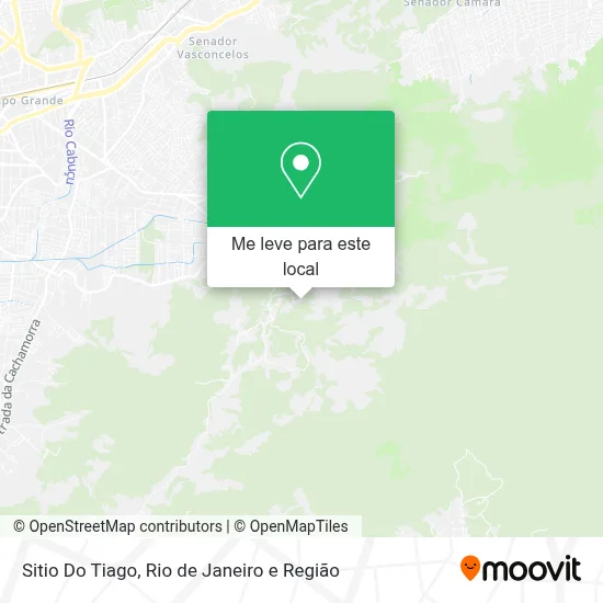 Sitio Do Tiago mapa
