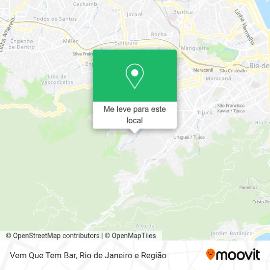 Vem Que Tem Bar mapa